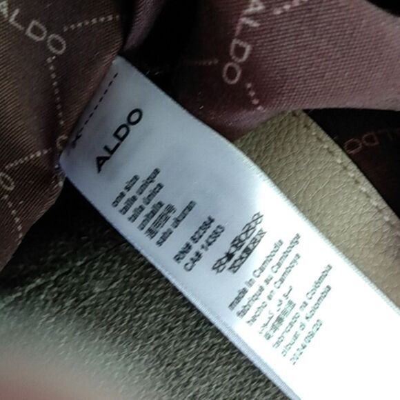 ALDO Pebble-Grain Shoulder Bag – Cream‎ – Gold-Chain Strap - Picture 10 of 16